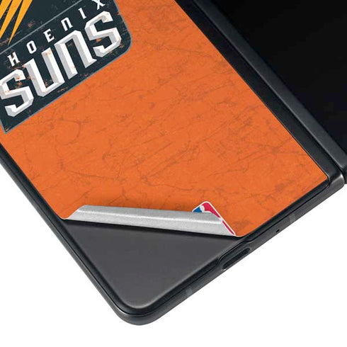 NBA Phoenix Suns Distressed Galaxy Z Fold4 5G Skin